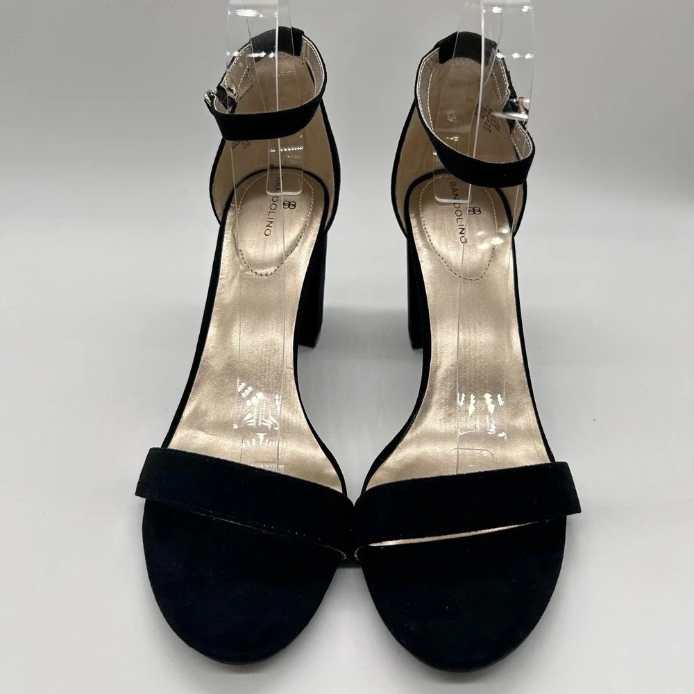 Bandolino Sandals Womens 11M Black Armory Block Heel Dress Sandals NEW‎